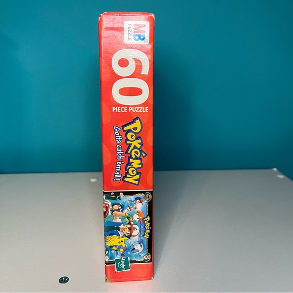 1999 Vintage 60 Piece Pokemon Puzzle MB Hasbro Ash and Pikachu Complete Sealed - Picture 7 of 8